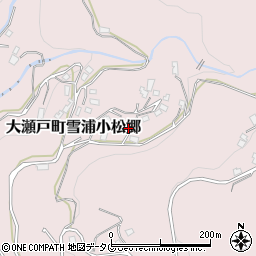 長崎県西海市大瀬戸町雪浦小松郷607周辺の地図