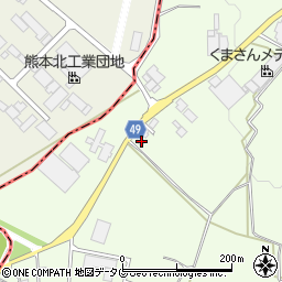 熊本県菊池郡大津町杉水1100-10周辺の地図