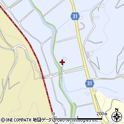 熊本県熊本市北区植木町豊岡407周辺の地図