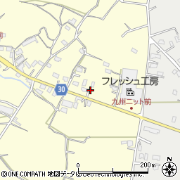 熊本県合志市御代志462-2周辺の地図