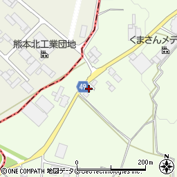 熊本県菊池郡大津町杉水1100周辺の地図