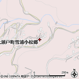 長崎県西海市大瀬戸町雪浦小松郷596周辺の地図