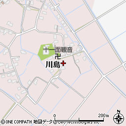 熊本県玉名市川島188周辺の地図