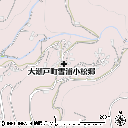 長崎県西海市大瀬戸町雪浦小松郷551周辺の地図