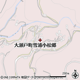 長崎県西海市大瀬戸町雪浦小松郷570周辺の地図