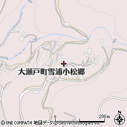 長崎県西海市大瀬戸町雪浦小松郷576周辺の地図