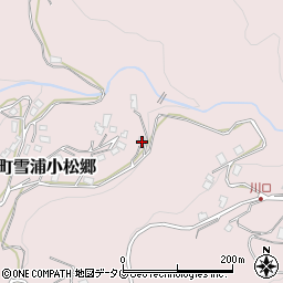 長崎県西海市大瀬戸町雪浦小松郷616周辺の地図