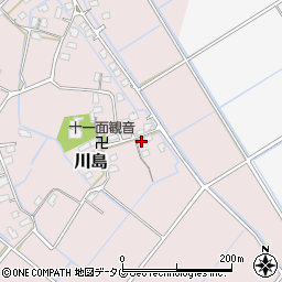熊本県玉名市川島180周辺の地図