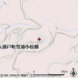 長崎県西海市大瀬戸町雪浦小松郷587周辺の地図
