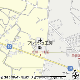 熊本県合志市御代志489-1周辺の地図