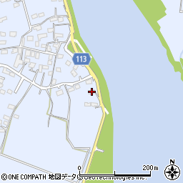 熊本県玉名市小浜726周辺の地図