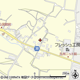 熊本県合志市御代志255-1周辺の地図