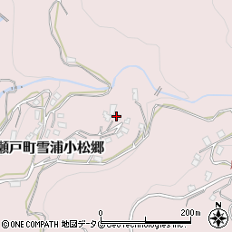 長崎県西海市大瀬戸町雪浦小松郷589周辺の地図