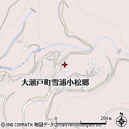 長崎県西海市大瀬戸町雪浦小松郷575周辺の地図