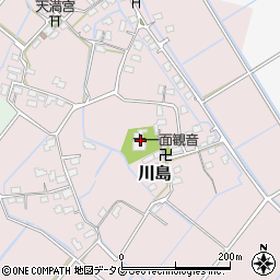 熊本県玉名市川島838周辺の地図
