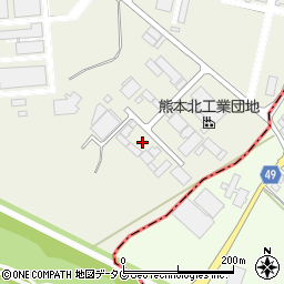 株式会社八洲開発　菊池工場周辺の地図