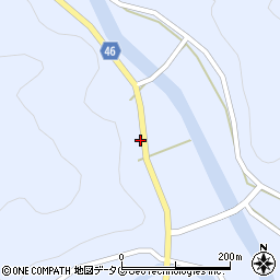 高知県幡多郡三原村上下長谷周辺の地図