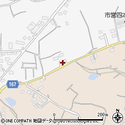 熊本県玉名市伊倉北方2612-4周辺の地図