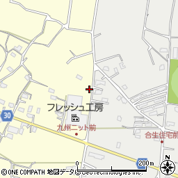 熊本県合志市御代志489周辺の地図