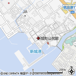 大村市漁協周辺の地図