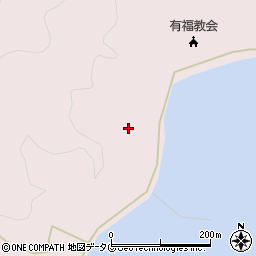 長崎県南松浦郡新上五島町有福郷626周辺の地図