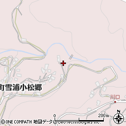 長崎県西海市大瀬戸町雪浦小松郷613周辺の地図