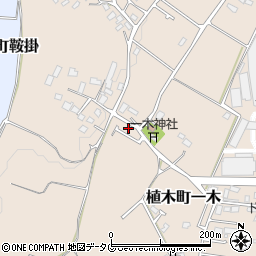 熊本県熊本市北区植木町一木248-10周辺の地図