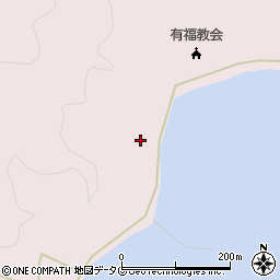 長崎県南松浦郡新上五島町有福郷605周辺の地図