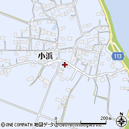 熊本県玉名市小浜952周辺の地図