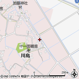熊本県玉名市川島865周辺の地図