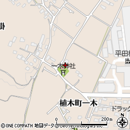 熊本県熊本市北区植木町一木99周辺の地図