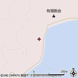 長崎県南松浦郡新上五島町有福郷606周辺の地図