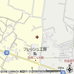熊本県合志市御代志488周辺の地図