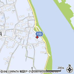 熊本県玉名市小浜678周辺の地図