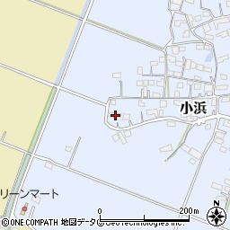 熊本県玉名市小浜557周辺の地図