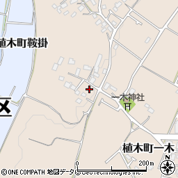 熊本県熊本市北区植木町一木269周辺の地図