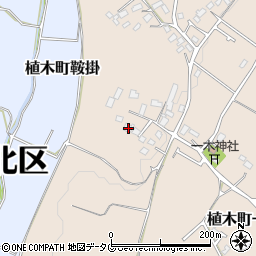 熊本県熊本市北区植木町一木278周辺の地図