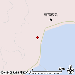 長崎県南松浦郡新上五島町有福郷576周辺の地図