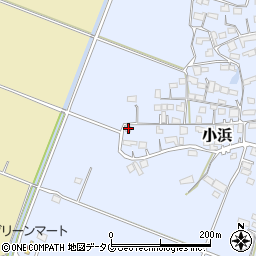 熊本県玉名市小浜557-4周辺の地図