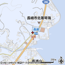 長崎県長崎市長浦町2686周辺の地図