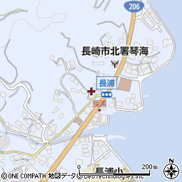 長崎県長崎市長浦町2687周辺の地図