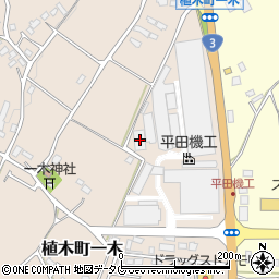 熊本県熊本市北区植木町一木110周辺の地図