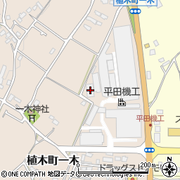 熊本県熊本市北区植木町一木110周辺の地図