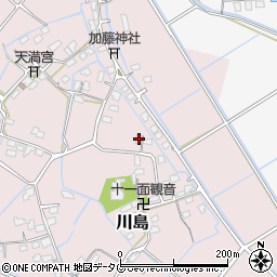 熊本県玉名市川島827周辺の地図