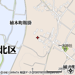 熊本県熊本市北区植木町一木279周辺の地図