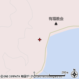 長崎県南松浦郡新上五島町有福郷577周辺の地図