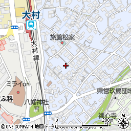 長崎県大村市武部町266-10周辺の地図