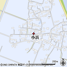 熊本県玉名市小浜580周辺の地図