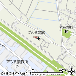 長洲町　高齢者支援施設・げんきの館周辺の地図