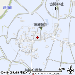 熊本県熊本市北区植木町鞍掛周辺の地図